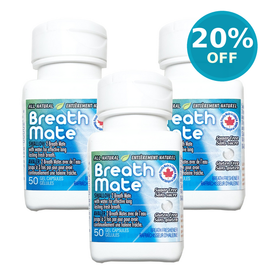 Breath Mate Pop-Top Bottle (3 Bottle)